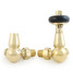 T-TRV-020-CR-UB-ALT02 - Flatford Traditional TRV Corner Unlacquered Brass Thermostatic Radiator Valves T-TRV-020-CR-UB-ALT02 - Flatford Traditional TRV Corner Unlacquered Brass Thermostatic Radiator Valves